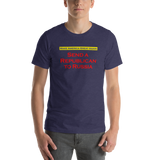 Send a Republican to Russia heather midnight navy anti-republican t-shirt short-sleeve