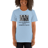 Only Boneheads Ignore Science & Facts light blue Short-Sleeve pro-science t-shirt - DiziDazi