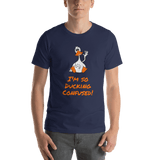 I'm So Ducking Confused! - navy silly duck t-shirt Short-Sleeve - DiziDazi