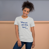 When You Fall light gray heather short-sleeve t-shirt