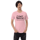 pink I can't breathe t-shirt Short-Sleeve - DiziDazi