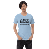 light blue I can't breathe t-shirt Short-Sleeve - DiziDazi