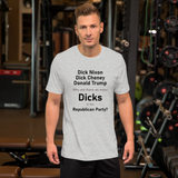 So Many Dicks light gray heather anti-GOP short sleeve t-shirt