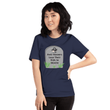 Anti-Vaxxers Love Their Kids to Death navy unisex Short-Sleeve Tee - DiziDazi