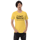 yellow I can't breathe t-shirt Short-Sleeve - DiziDazi