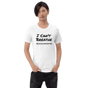 black I can't breathe t-shirt Short-Sleeve - DiziDazi