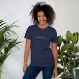 Stop Staring at my Boobs navy snarky t-shirt short-sleeve