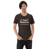 brown I can't breathe t-shirt Short-Sleeve - DiziDazi