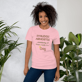 Dyslexic Agnostic pink Short-Sleeve T-shirt - DiziDazi