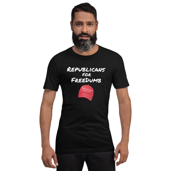 Republicans for FreeDumb -- Unisex short-sleeve Tee