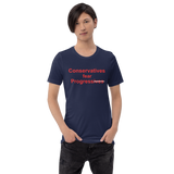 Conservatives fear Progress - Unisex short-sleeve Tee